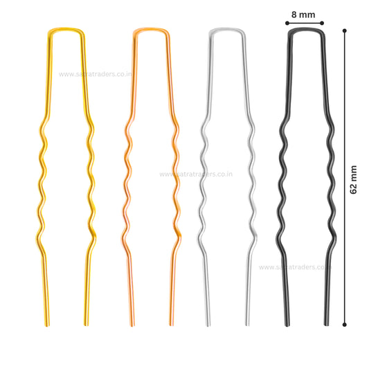 U Hair Pin | Size : 62mm | Qty : 25pcs | HA13