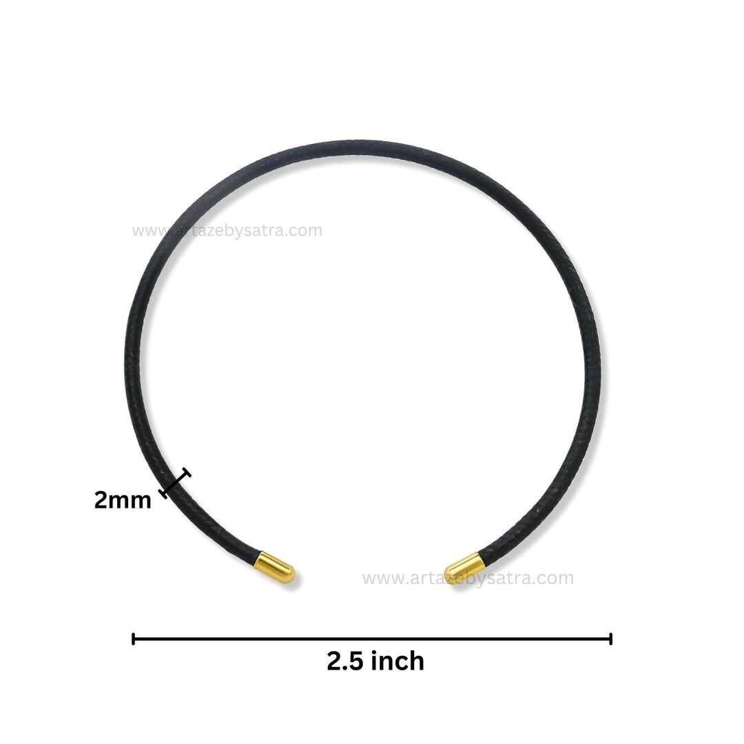 Black Bracelet | Size : 2.5inch | Qty : 1pc