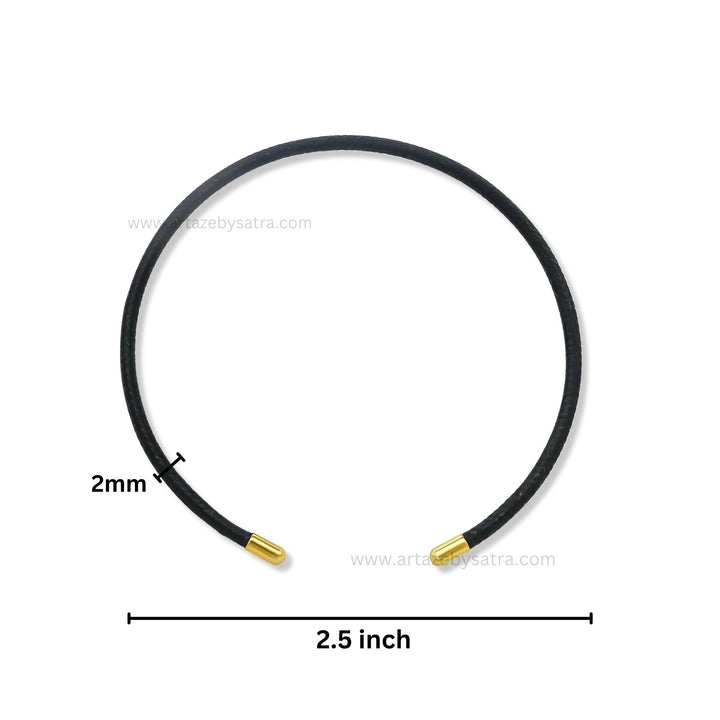 Black Bracelet | Size : 2.5inch | Qty : 1pc
