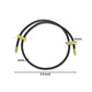 Black Adjustable Bracelet | Size : 2.5inch | Qty : 1pc | B22