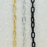 Aluminium Chain | Size : W-8mm H-16mm | Qty : 1mtr | JT-19-35-28