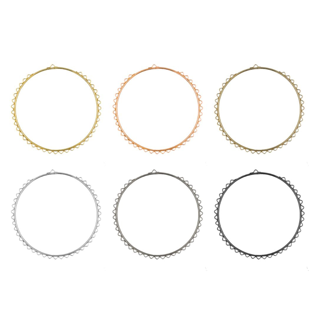 Earring Base 38 Naka Bali | Size : 73mm | 10pcs | EF51