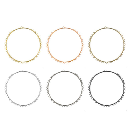 Earring Base 38 Naka Bali | Size : 73mm | 10pcs | EF51