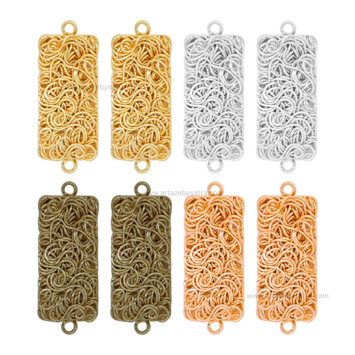 2 Naka Wire Jewellery Design | Size : 31mm | 10Pcs | WR19