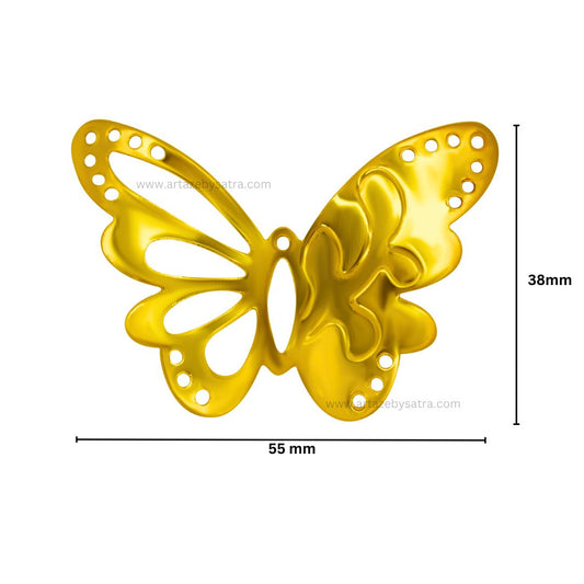 Butterfly Metal Art | Size : 38mm | Qty : 20pcs | F-7-5 | MA01