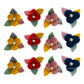 Decorative Knit Flower Appliques for Crafts | Size : 40mm | Qty : 6pcs