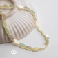 Vibrant Glass Oval Beads | Size : 10mm | Qty : 1 line-approx 50pcs | GB26