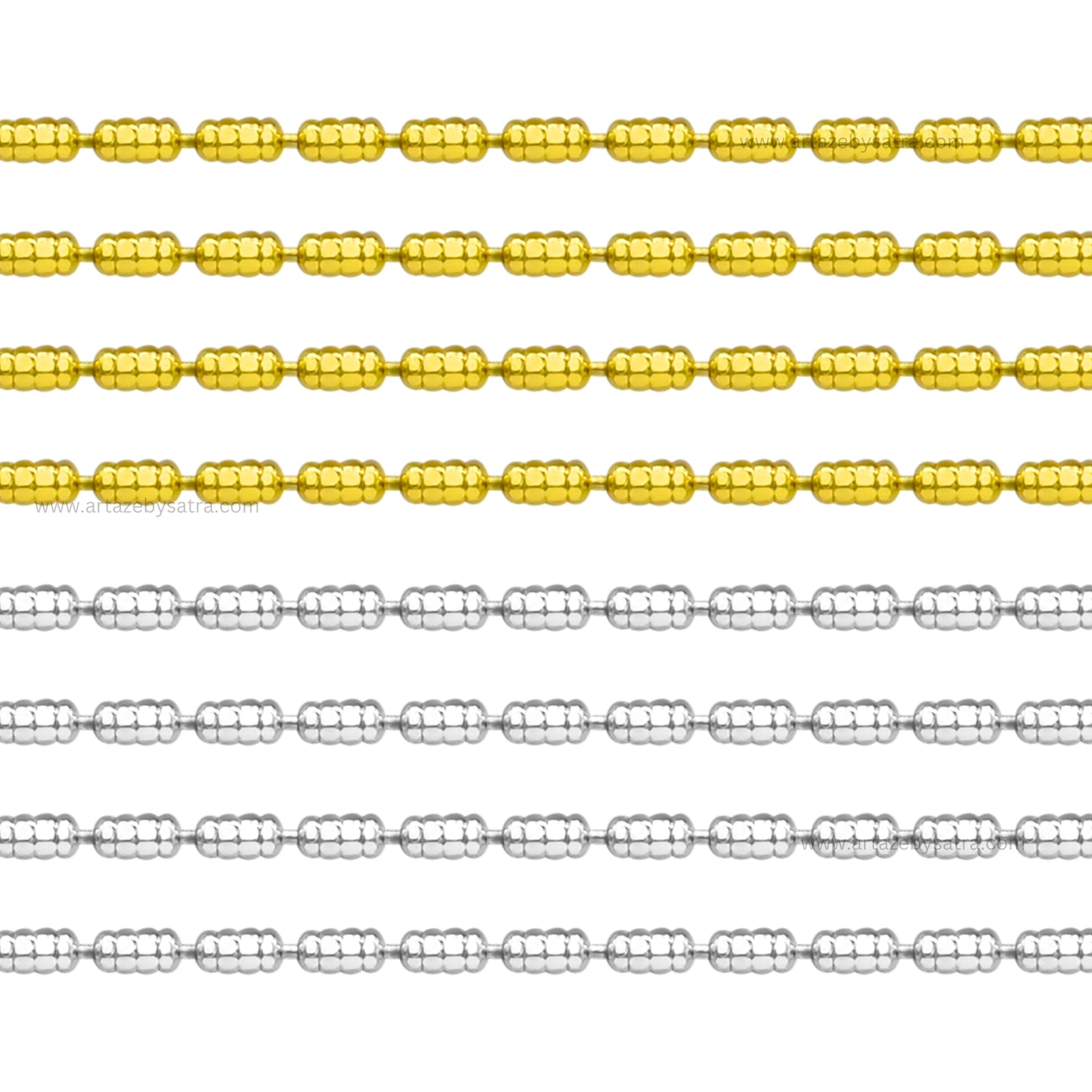Ready Brass Chain (18K Polished) | Qty : 1pc | RC20