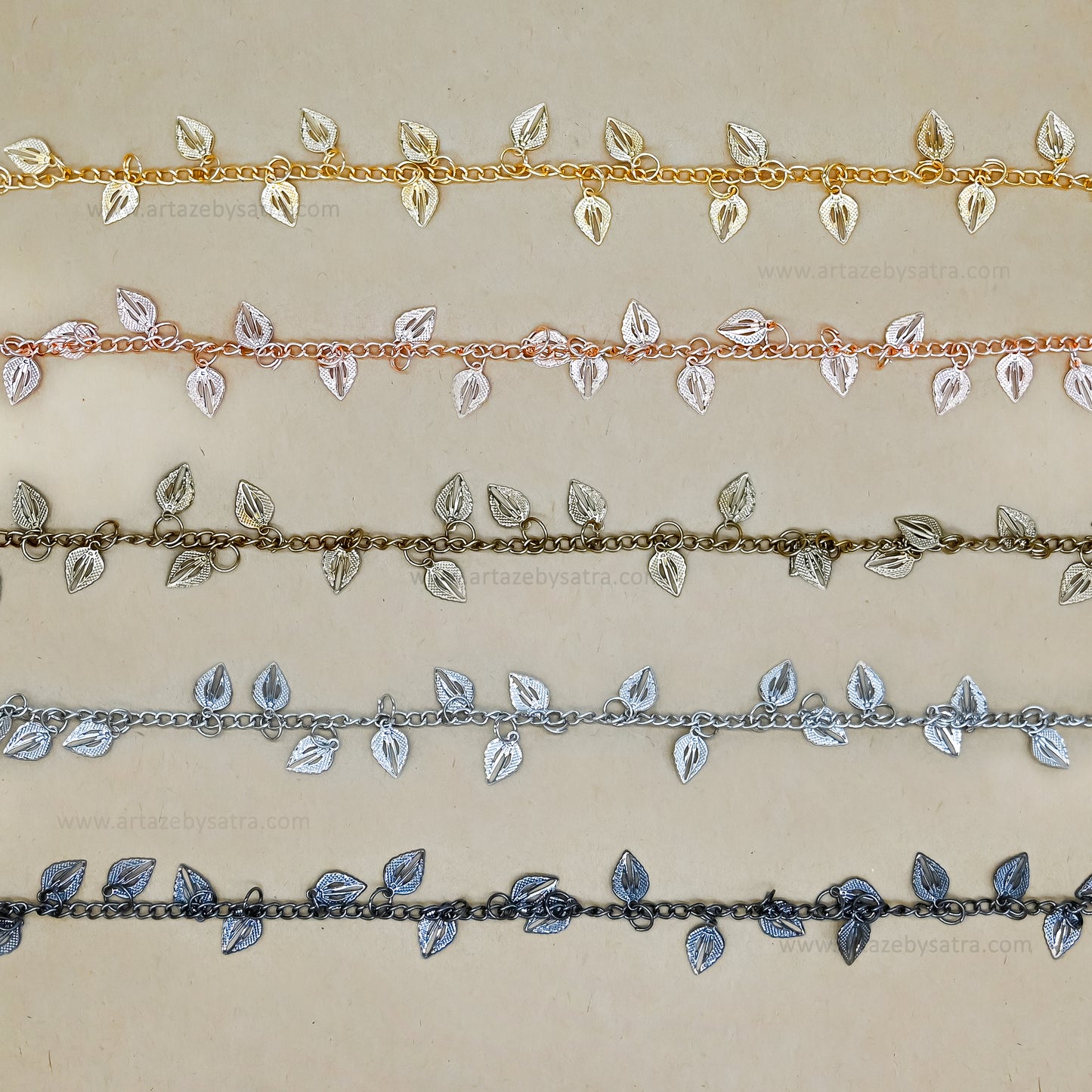 Leaf Shape Iron Chain | Qty : 1mtr | IC27