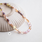 Pastel Shimmer Oval Beads | Size : 8mm | Qty : 1 line-approx 70pcs | GB29