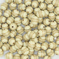 Oval Cream Enamel Filigree Beads | Size : 12mm | PB97