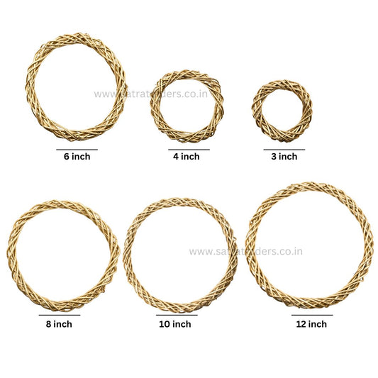 Wooden Wreath Decorative Ring | Qty : 1pc