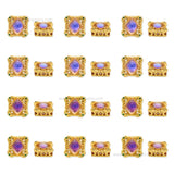 Brass Stone Beads | High Quality | Size : 12mm | Qty : 2pcs