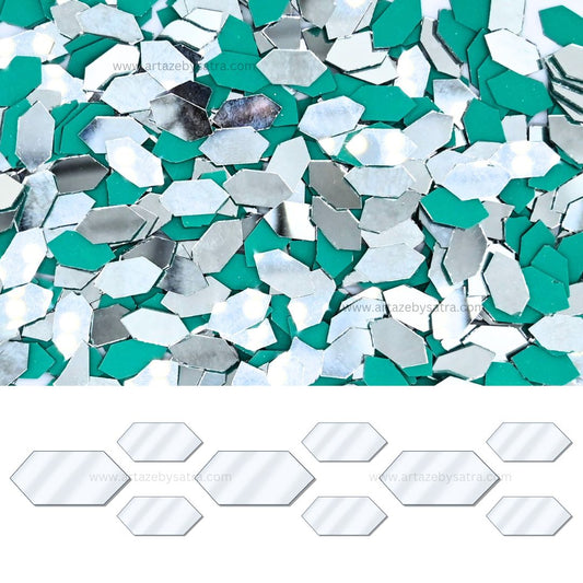 Hexagonal Shape Mirror | Qty : 200grms | M16