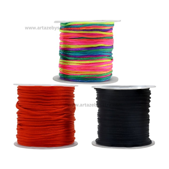 Crafts Silk Threads | Size : : 1mm | Qty : 10mtr