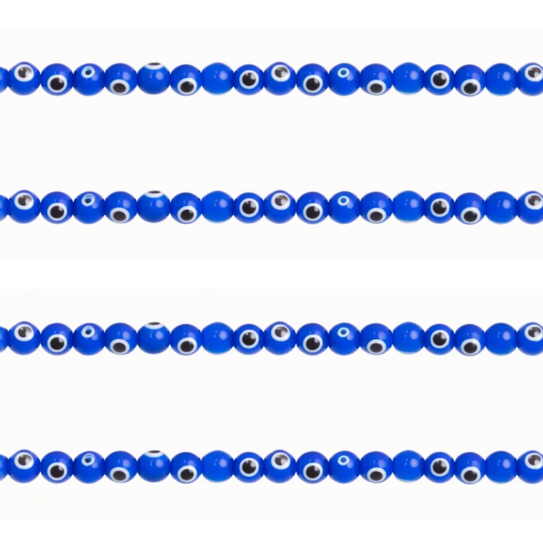 Cobalt Blue Evil Eye Beads | Qty : 1 line | GB08