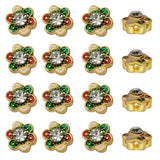 Meenakari Kundan Beads | Size : 6mm | Qty : 12pcs | MKB25