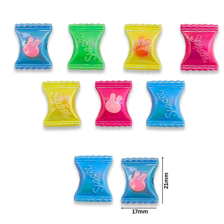 Assorted Candy UV Coating Plastic Beads | Size: 17mm | Qty: 10pcs (High Quality) | PB160