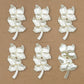 Plastic Pearl Flower | Size : 67mm | Qty : 500g | PPB67