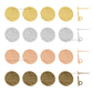 Round  Matt Base Earring Stud | Size : 16mm | 6pcs | EF32