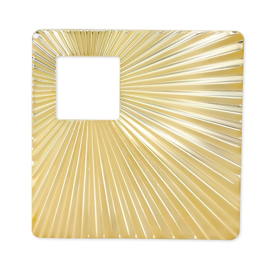 Square Metal Art Base | Size : 80mm | Qty : 100g | F-13-23 | MA20