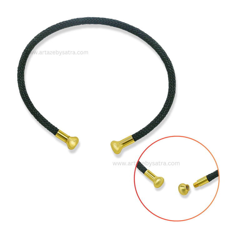 Black Bracelet | Size : 2.5inch | Qty : 1pc