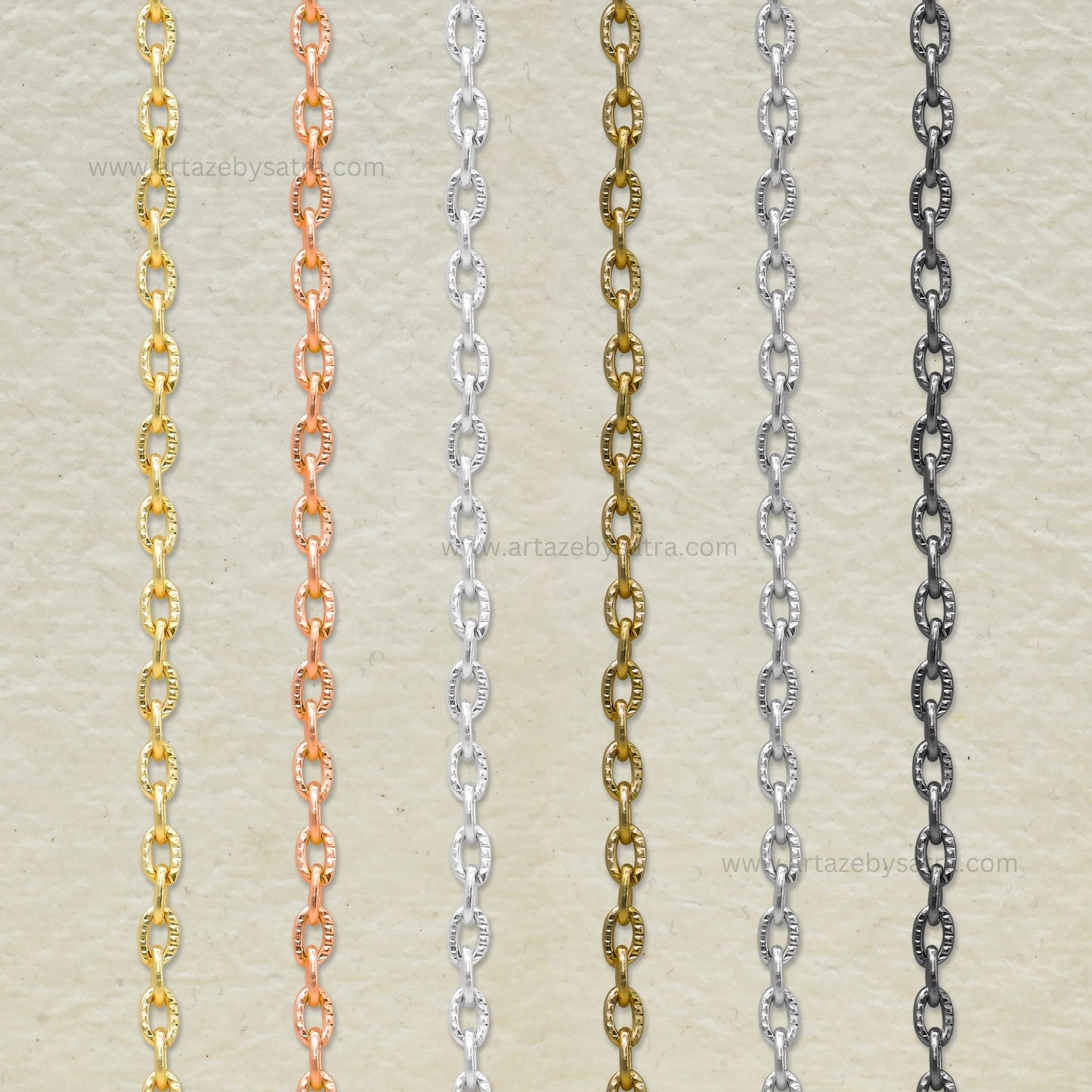 Iron Chain | Size : H-5mm W-3mm | Qty : 100grm | IC12