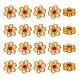 Meenakari Kundan Beads | Size : 18mm | Qty : 12pcs | MK14