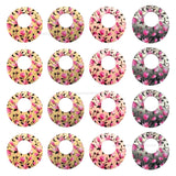Floral Matt Finish Metal Art | Size : 40mm | Qty : 20pcs | MF29