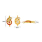 Meenakari Kundan Beads | Size : 23mm | Qty : 12pcs | C-482