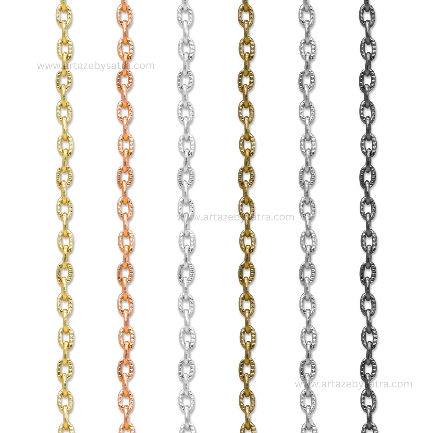 Iron Chain | Size : H-5mm W-3mm | Qty : 100grm | IC12