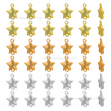 Brass Star Charm Connector | High Quality | Size : 13mm | Qty : 6pcs