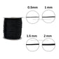 Black Cord | Size : 50-60Mtr Roll | Qty : 1pc | WT08