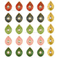 Meenakari Kundan Beads | Size : 24mm | Qty : 12pcs | C-347
