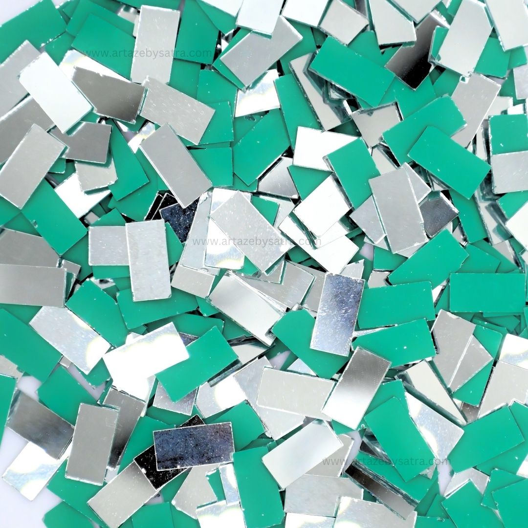 Rectangle Shape Mirror | Qty : 200grms | M03