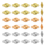Brass Oval Charm Connector | High Quality | Size : 13mm | Qty : 6pcs