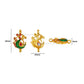 Meenakari Kundan Beads | Size : 23mm | Qty : 12pcs | C-481
