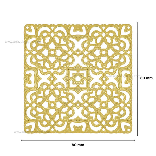 Designer Metal Art Base | Size : 80mm | Qty : 100g | F-13-24 | MA24