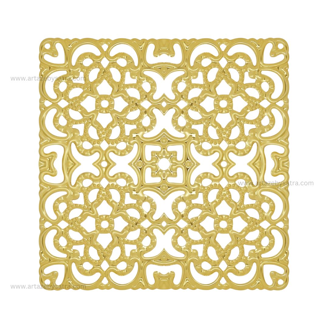 Designer Metal Art Base | Size : 80mm | Qty : 100g | F-13-24 | MA24