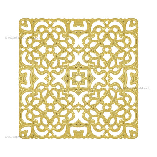 Designer Metal Art Base | Size : 80mm | Qty : 100g | F-13-24 | MA24