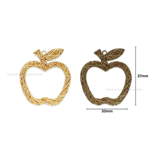 1 Naka Apple Wire Jewellery Design | Size : 33mm | 10pcs | WR24