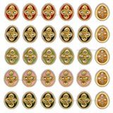 Meenakari Kundan Beads | Size : 18mm | 12pcs | C-298
