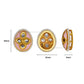 Meenakari Kundan Beads | Size : 18mm | 12pcs | C-298