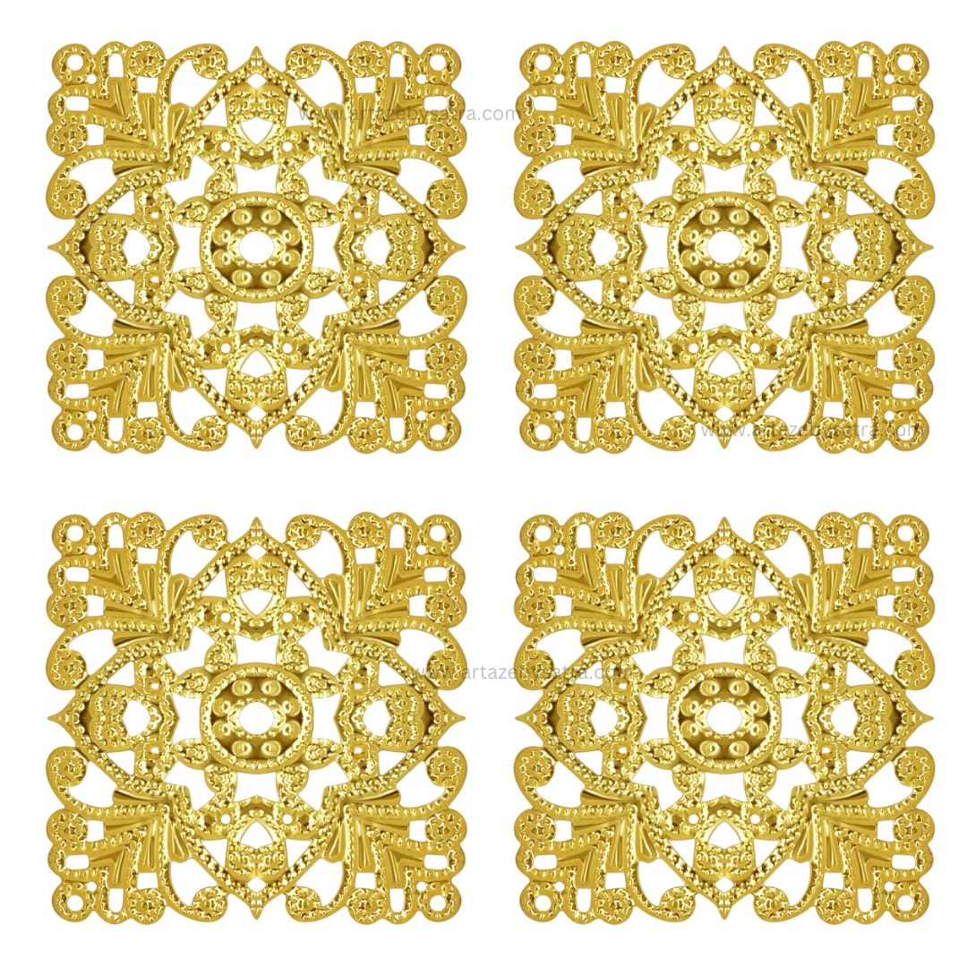 Square Metal Art Base | Size : 47mm | Qty : 100g | F-13-20 | MA25