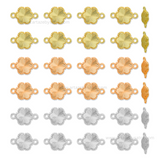 Brass Floral Shape Charm Connector | High Quality | Size : 15mm | Qty : 2pcs
