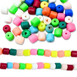 Plain Polymer Clay Fimo Beads | Size : 6mm-2mm | FB28