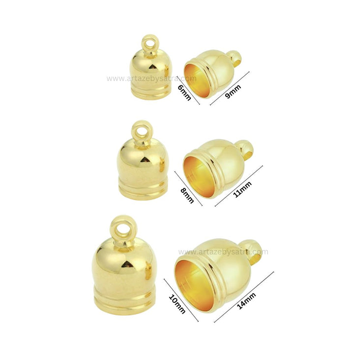 Jwellery Making Plastic End Caps | BF233 |500gm
