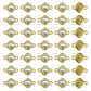 Pearl Meenakari Kundan Beads Connector | Size : 14mm | Qty : 12pcs | MKB06