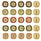 Meenakari Kundan Beads | Size : 14mm | Qty : 12pcs | C-660