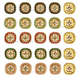 Meenakari Kundan Beads | Size : 14mm | Qty : 12pcs | C-660